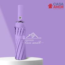 Guarda Chuva Automático Abre e Fecha Reforçado Quilha Dupla Blackout CASA AMOR