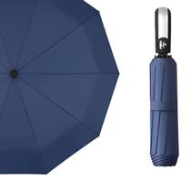 Guarda Chuva Automático C/ Botão 105cm 10 Hastes Reforçadas Proteção UV Tecido Resistente Guarda Chuva Automático C/ Botão 105cm 10 Hastes Reforçadas Proteção UV Tecido Resistente