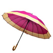 Guarda Chuva Automático Colorido Grande Reforçado Contra Vento 16 HASTES COLORIDO