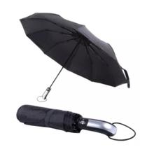 Guarda Chuva Automático Grande Portátil Reforçado Preto - Mariahzine
