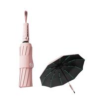 Guarda-chuva Automático Masculino Grande E Resistente Ao Vento Com Cabo Mecânico, Design Robusto E