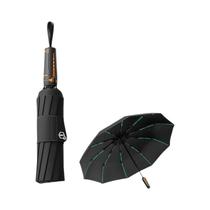 Guarda-chuva Automático Masculino Grande E Resistente Ao Vento Com Cabo Mecânico, Design Robusto E
