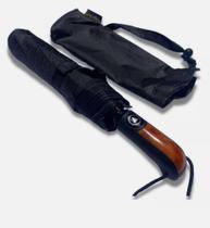 Guarda Chuva Automático Portátil Reforçado Preto Guarda Chuva Automático Portátil Reforçado Preto