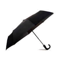 Guarda Chuva Automático Preto Retrátil (Médio Cabo Curvo) - ELITE Guarda Chuva Automático Preto Retrátil (Médio Cabo Curvo) - ELITE