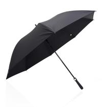 Guarda Chuva Automático Preto Tecido Duplo Grande Reforçado - FP Eletro