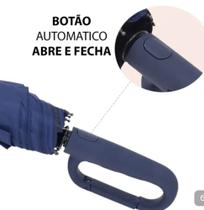 Guarda Chuva Automático Reforçado Proteção Solar Sombrinha.