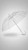 Guarda-Chuva Automático Transparente Grande Adulto Guarda-Chuva Automático Transparente Grande Adulto