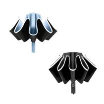 Guarda-chuva BAODINI com proteção UV invertida Sun Compact Rain