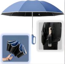 Guarda-chuva Bswox Ring Buckle Rain or Shine 104 cm azul