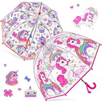 Guarda-chuva Bubble Fabbay Kids - Transparente com Dome - Pacote com 2 Unidades