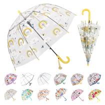 Guarda-chuva Bubble Wxjiahetai Kids transparente para chuva de 2 a 8 anos