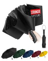 Guarda-chuva Chakipee Travel Invertido Compacto à Prova de Vento 120 cm