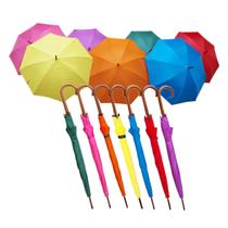 Guarda Chuva Colorido Decoração Festa Eventos Sombrinha: Kit 7 Cores Sortidas Guarda Chuva Colorido Decoração Festa Eventos Sombrinha: Kit 7 Cores Sortidas