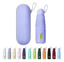 Guarda Chuva Compacto De Bolso Com Proteção UV Lilas