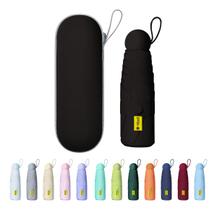 Guarda Chuva Compacto De Bolso Com Proteção UV Preto