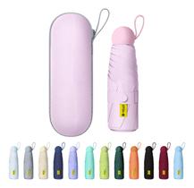 Guarda Chuva Compacto De Bolso Com Proteção UV Rosa
