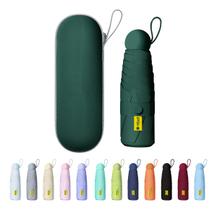 Guarda Chuva Compacto De Bolso Com Proteção UV Verde