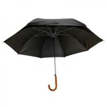 Guarda-chuva Compacto Poliéster e Aço Carbono Preto Basic+ Resistente Guarda-chuva Compacto Poliéster e Aço Carbono Preto Basic+ Resistente