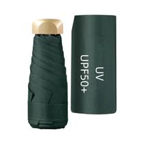 Guarda-chuva Compacto Portátil Para Viagem Proteção UV UPF50+ Mini Guarda-chuva Dobrável