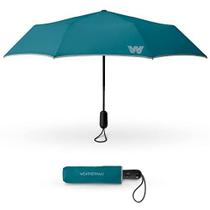 Guarda-chuva Compacto Premium Weatherman - Pequeno e Leve - Design Deep Ocean