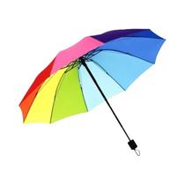 Guarda-chuva De Couro Dobrável À Prova De Vento De 100cm Estilo Samurai Arco-íris 10K Para Homens E Guarda-chuva De Couro Dobrável À Prova De Vento De 100cm Estilo Samurai Arco-íris 10K Para Homens E