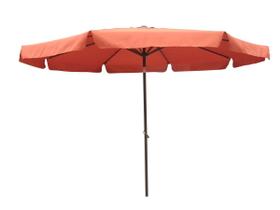 Guarda-chuva de pátio International Caravan São Cristóvão 254 cm Bronze