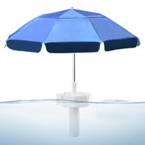 Guarda-chuva de piscina flutuante OceanaFlow de 2 m resistente a UV, portátil Guarda-chuva de piscina flutuante OceanaFlow de 2 m resistente a UV, portátil