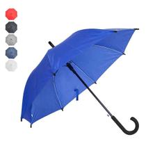 Guarda chuva de poliester automatico portaria colors 8 varetas cabo curvo 102cm de ø