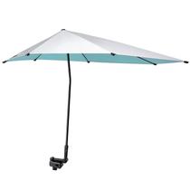 Guarda-chuva de praia G4Free UPF 50+ ajustável XL com braçadeira azul