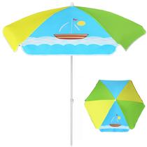 Guarda-chuva de praia infantil AMMSUN de 5 pés à beira-mar UV50+ Shade Guarda-chuva de praia infantil AMMSUN de 5 pés à beira-mar UV50+ Shade