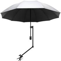 Guarda-chuva de praia XLINGZA UPF 50+ com braçadeira ajustável preta