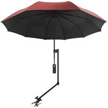 Guarda-chuva de praia XLINGZA UPF 50+ com braçadeira ajustável Guarda-chuva de praia XLINGZA UPF 50+ com braçadeira ajustável