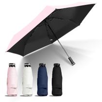 Guarda-chuva de viagem Dlin Mini Compact Lightweight com proteção UV