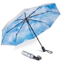 Guarda-chuva de viagem G4Free UPF 50+ com proteção UV 105/116 cm
