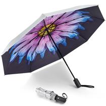 Guarda-chuva de viagem G4Free UPF 50+ com proteção UV 110 cm/117 cm