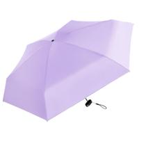 Guarda-chuva de viagem LEAGERA Compact Mini com estojo roxo claro