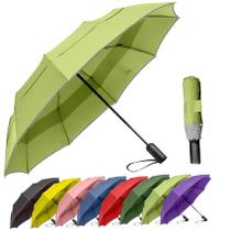 Guarda-chuva de viagem MRTLLOA à prova de vento ventilado à prova de vento à prova d'água de 49 polegadas