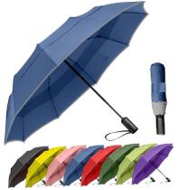 Guarda-chuva de viagem MRTLLOA à prova de vento, ventilado, impermeável, 49 polegadas