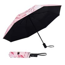 Guarda-chuva de viagem SY COMPACT à prova de vento automático rosa
