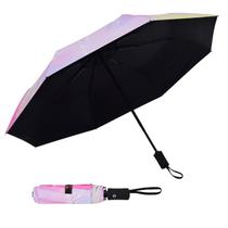 Guarda-chuva de viagem SY COMPACT à prova de vento automático rosa