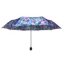 Guarda-chuva Dobrável com Estampa Clássica Florida Sombrinha Cabe na Bolsa