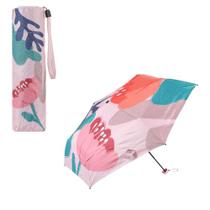 Guarda-chuva dobravel com protetor solar com estampa florida