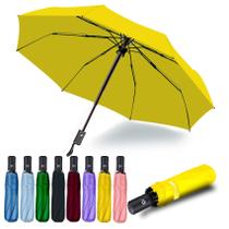 Guarda-chuva dobrável MRTLLOA Compact Windproof 30cm amarelo