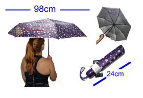 Guarda Chuva Dupla Face Sombrinha Manual Feminino Sussino