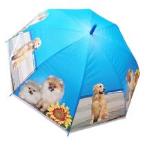 Guarda Chuva Estampa Pet Abertura Automática - Modelo Cachorro