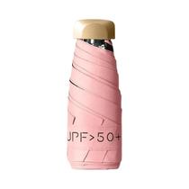 Guarda-chuva Feminino Anti-UV De Dupla Utilização Com Bolso, Proteção Solar 50% De Desconto,