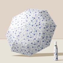 Guarda-chuva Feminino Automático Dobrável Com Proteção UV E Bloqueador Solar