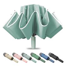 Guarda-chuva Fogkey Compact Travel Reverse Folding CYAN