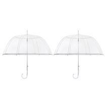 Guarda-chuva G4Free Bolha Transparente em Forma de Cúpula 132 cm 2 Unidades Guarda-chuva G4Free Bolha Transparente em Forma de Cúpula 132 cm 2 Unidades