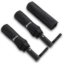 Guarda-chuva GAOYAING Windproof Travel Compact Automatic Black